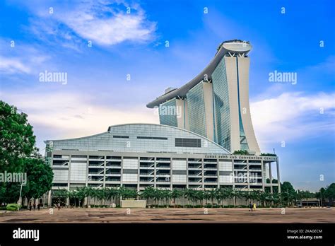 708 Marina Bay Sands Convention Centre Stock Photos.